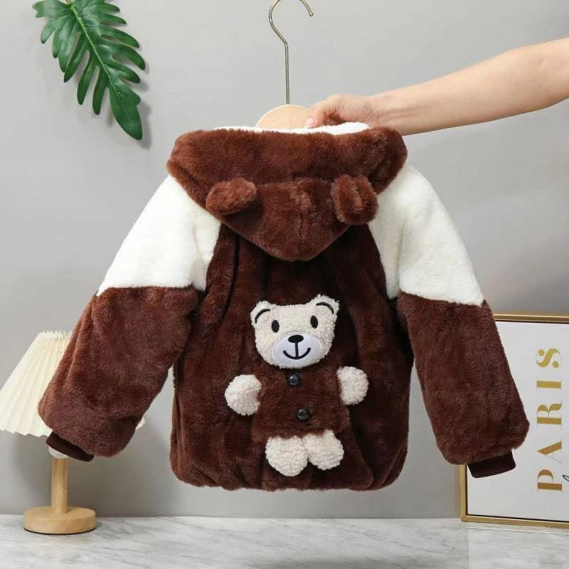  جاكيت الدبدوب الشتوي… الدفـا اللي تتمناه كل أم! 🧸✨