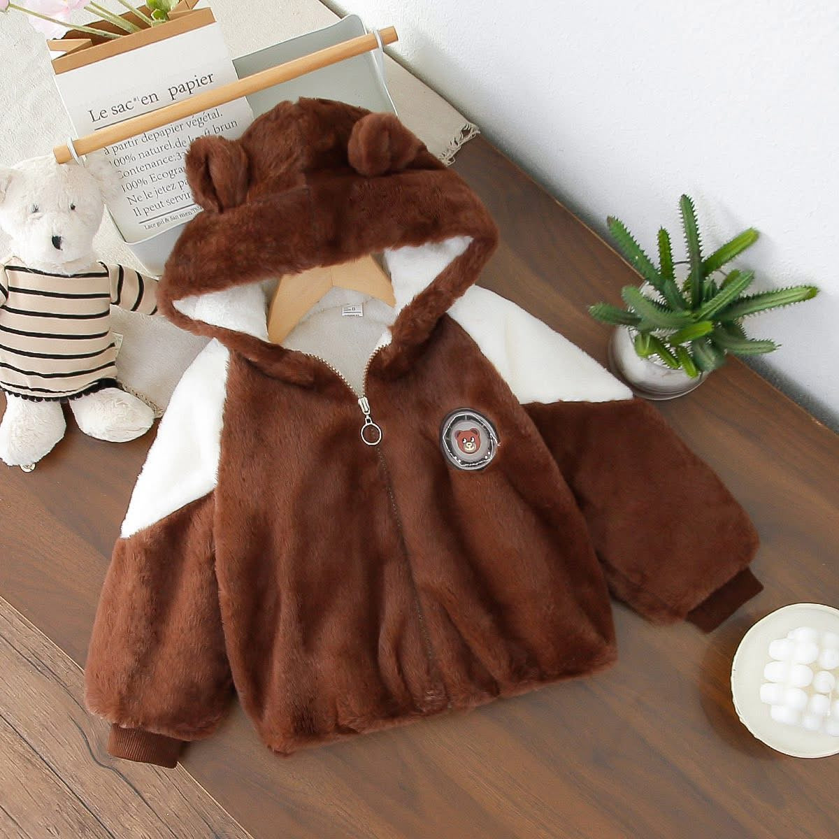  جاكيت الدبدوب الشتوي… الدفـا اللي تتمناه كل أم! 🧸✨