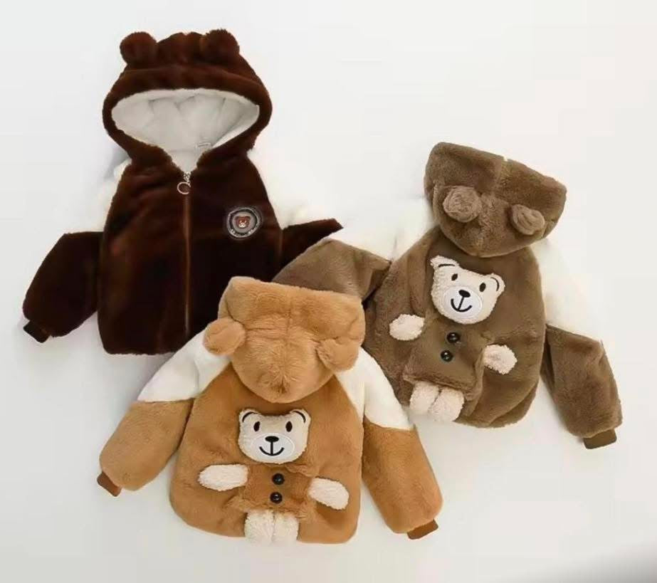  جاكيت الدبدوب الشتوي… الدفـا اللي تتمناه كل أم! 🧸✨