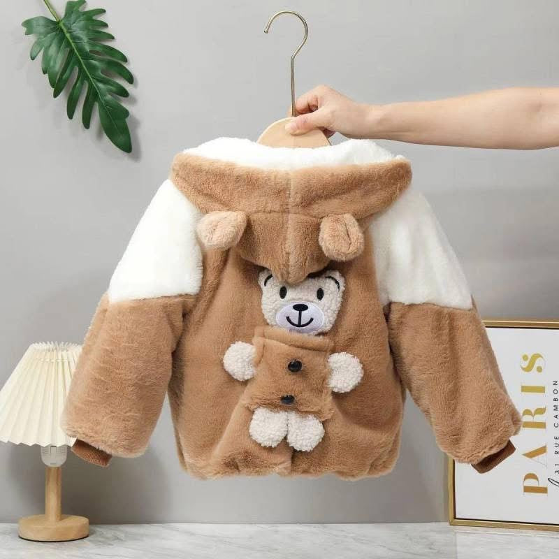  جاكيت الدبدوب الشتوي… الدفـا اللي تتمناه كل أم! 🧸✨