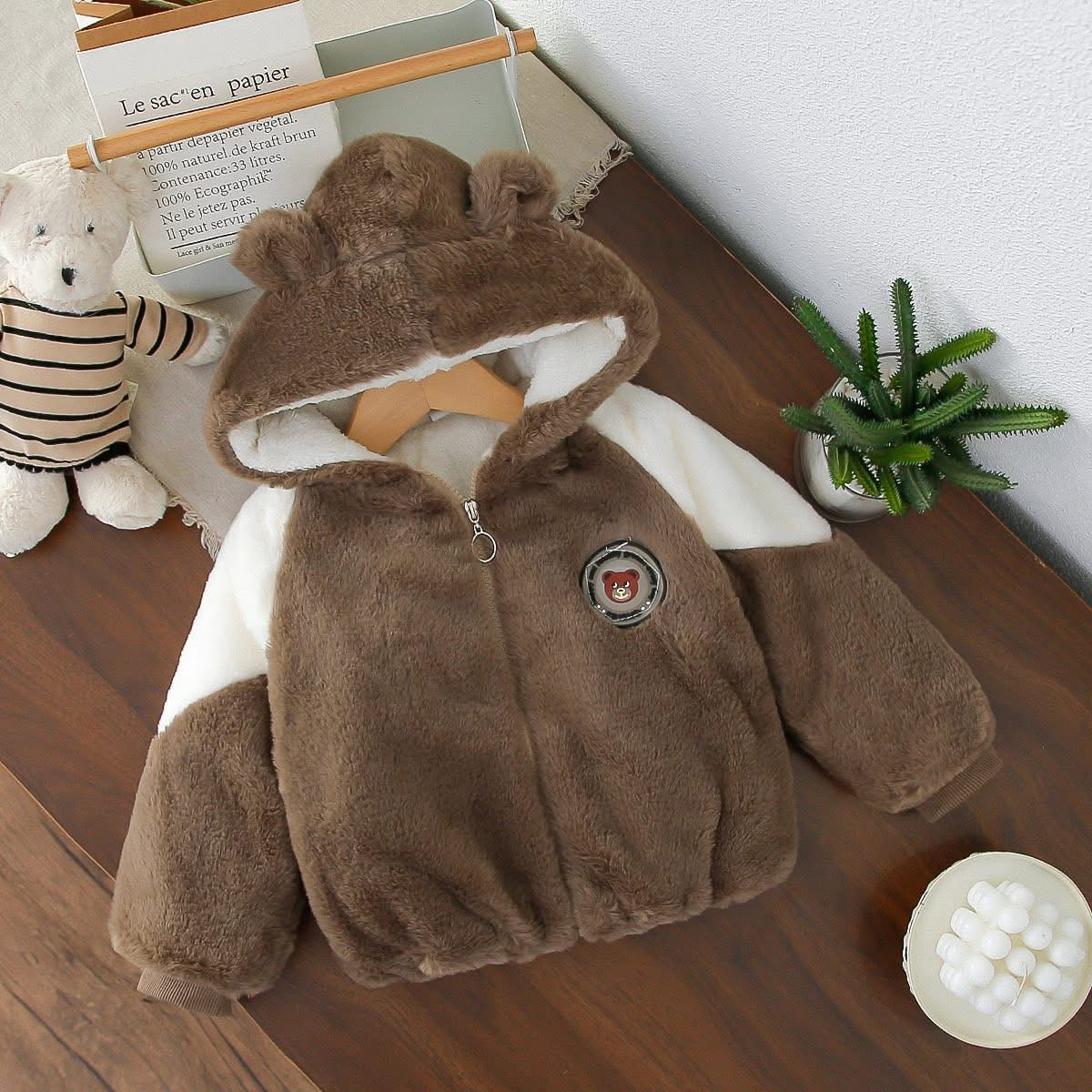  جاكيت الدبدوب الشتوي… الدفـا اللي تتمناه كل أم! 🧸✨